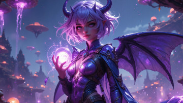 Картинка фэнтези демоны нейросети графика нейроарт ai art нейронные сети рисунки нейро искусство нейрографика graphics neuroart neural networks drawings neuro neurography