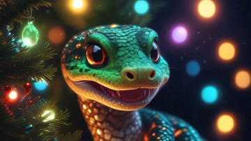 обоя праздничные, - разное , новый год, нейросети, графика, нейроарт, ai, art, нейронные, сети, рисунки, нейро, искусство, нейрографика, graphics, neuroart, neural, networks, drawings, neuro, neurography, новый, год, 2025