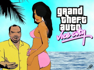 Картинка gta vice city видео игры grand theft auto