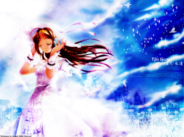 Обои картинки фото аниме, kimiga, nozomu, eien