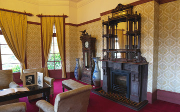 обоя интерьер, гостиная