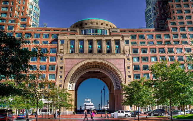 Обои картинки фото boston, города, здания, дома