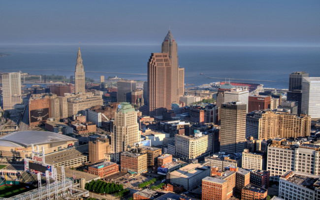 Обои картинки фото cleveland, города, панорамы