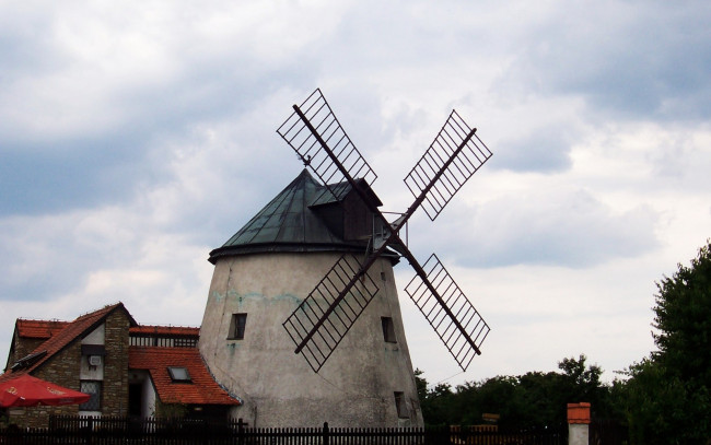 Обои картинки фото разное, мельницы, старинная, мельница