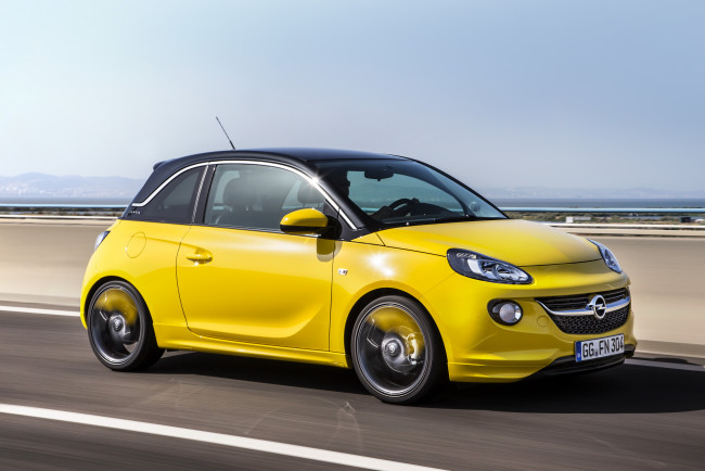 Обои картинки фото 2013, opel, adam, slam, with, opc, line, pack, автомобили