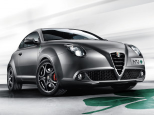 Картинка автомобили alfa+romeo 2014 955 verde alfa romeo mito quadrifoglio