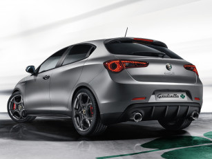 Картинка автомобили alfa+romeo 2014 955 verde quadrifoglio mito alfa romeo