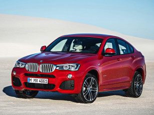 Картинка автомобили bmw x4 x f26 package sports 35i m красный 2014г drive