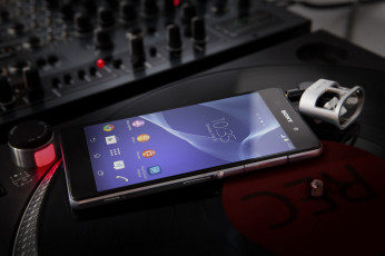 Картинка бренды sony hi-tech xperia z2 смартфон