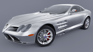 Картинка автомобили 3д mclaren slr benz mercedes 2005