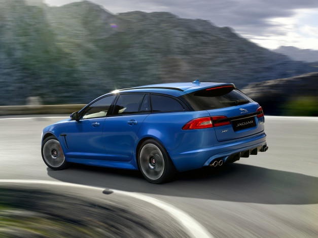 Обои картинки фото автомобили, jaguar, xfr-s, sportbrake, uk-spec