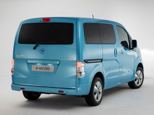 Обои картинки фото автомобили, nissan, datsun, 2014, синий, e-nv200