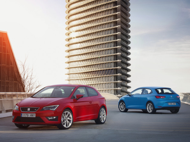Обои картинки фото автомобили, seat, leon