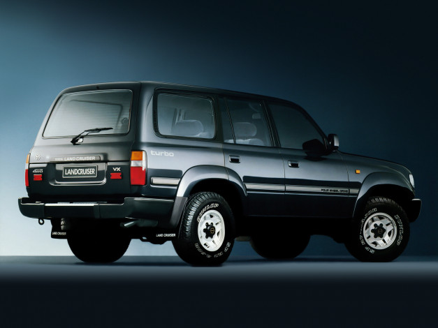 Обои картинки фото автомобили, toyota, cruiser, 80, land, 1989, hdj81v