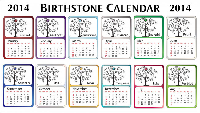 Обои картинки фото календари, рисованные,  векторная графика, камни