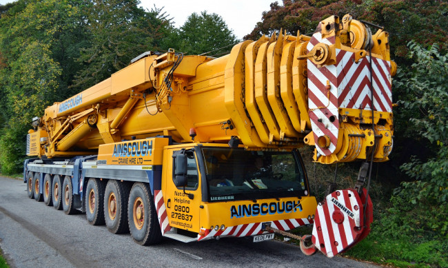 Обои картинки фото ainscough liebherr ltm1500, техника, краны, самоходный, автошасси, кран
