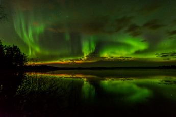 Картинка природа северное+сияние сполохи