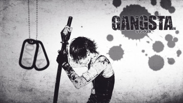 обоя аниме, gangsta, nicolas, brown