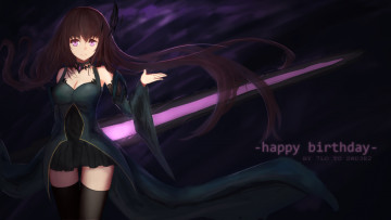 Картинка аниме unknown +другое девушка взгляд фон