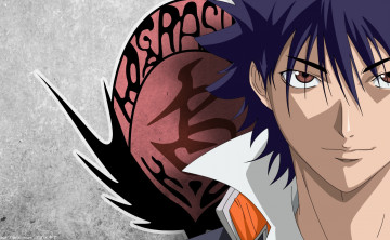 обоя эйр гир ,  air gear, аниме, air gear, парень, фон, взгляд