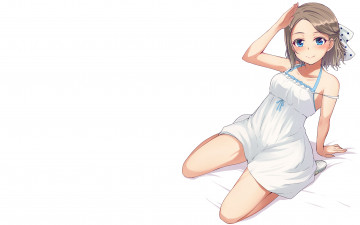 Картинка аниме love+live +school+idol+project девушка взгляд фон