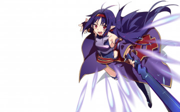 Картинка аниме sword+art+online девушка взгляд фон