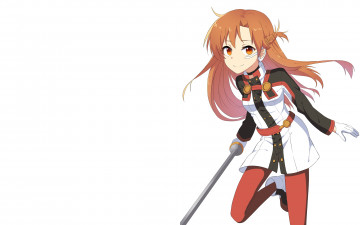 Картинка аниме sword+art+online девушка взгляд фон