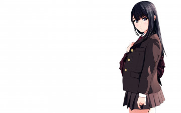 Картинка аниме unknown +другое девушка взгляд фон