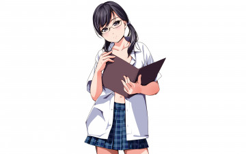 Картинка аниме unknown +другое девушка взгляд фон