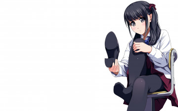 Картинка аниме unknown +другое девушка взгляд фон