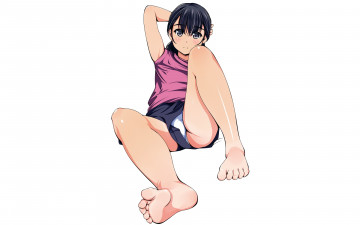 Картинка аниме unknown +другое девушка взгляд фон