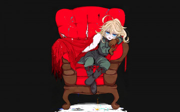 Картинка аниме youjo+senki tanya degurechaff