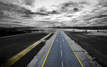 Картинка природа дороги разметка