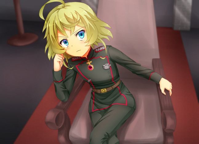 Обои картинки фото аниме, youjo senki, tanya, degurechaff