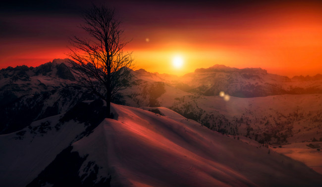 Обои картинки фото природа, восходы, закаты, рассвет