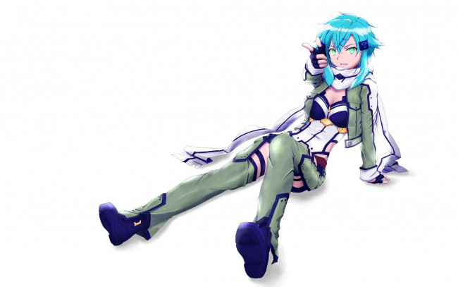 Обои картинки фото аниме, sword art online, shion