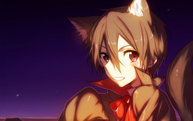 Обои картинки фото аниме, sword art online, взгляд, фон, девушка