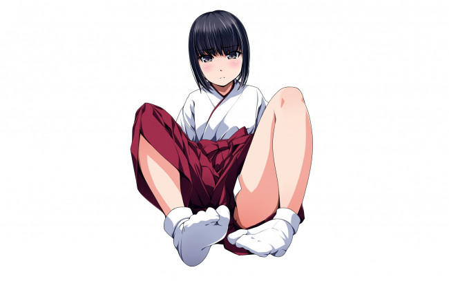 Обои картинки фото аниме, unknown,  другое, девушка, взгляд, фон