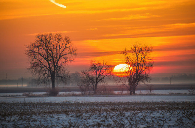 Обои картинки фото природа, восходы, закаты, рассвет