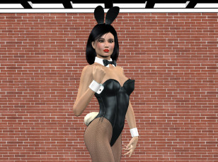 Картинка 3д+графика люди+ people девушка взгляд фон