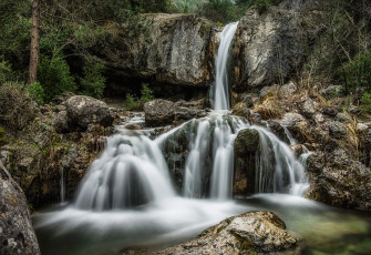 Картинка природа водопады простор