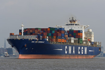 Картинка корабли грузовые+суда контейнеровоз