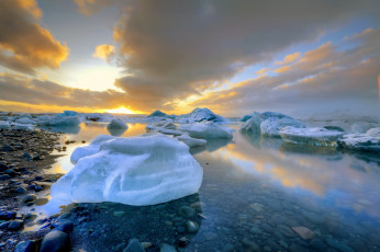 Картинка природа айсберги+и+ледники простор