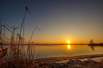 Картинка природа восходы закаты простор