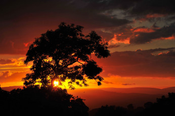 Картинка природа восходы закаты простор