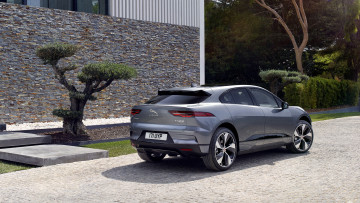 обоя jaguar i-pace 2019, автомобили, jaguar, i-pace, 2019, серый, металлик