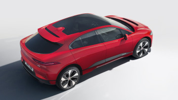 Картинка jaguar+i-pace+2019 автомобили jaguar i-pace 2019 красный