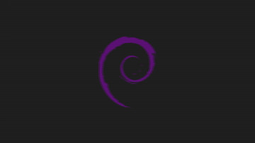 Картинка компьютеры debian фон логотип