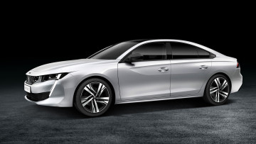 обоя peugeot 508 gt line 2019, автомобили, peugeot, 2019, белый, line, gt, 508
