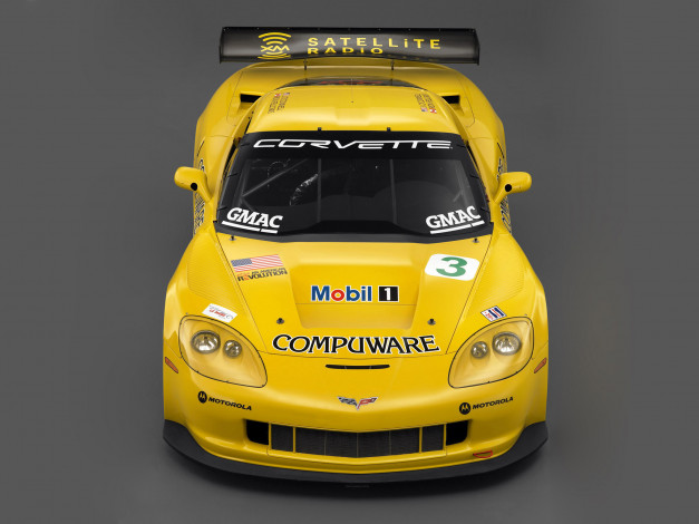 Обои картинки фото corvette c6, r 2005, автомобили, corvette, 2005, c6-r